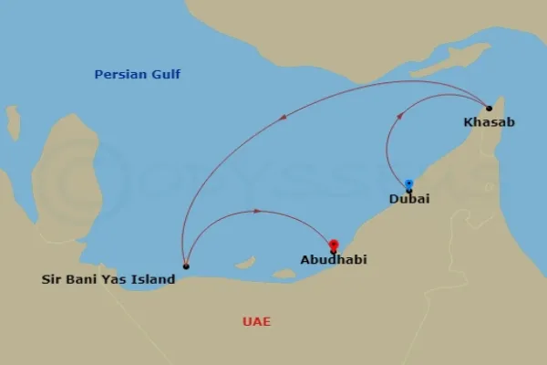 cruise map