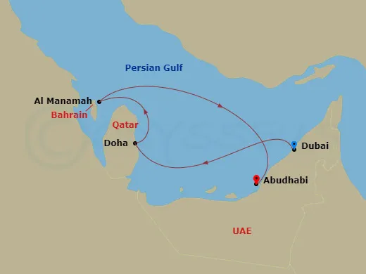 cruise map