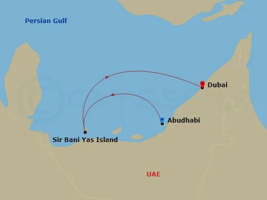 cruise map
